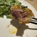 シンバル - 田舎風パテ　　断面図