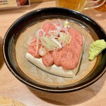 築地食堂 源ちゃん - 追加したネギトロやっこ