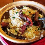 南粤美食 - 「腸詰め干し肉貝柱釜飯」