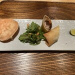 銀座 和郷 - せこ蟹の春巻き