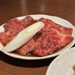 ネギタン ホルモン寺山 - カルビ定食