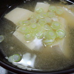 平田とうふ店 - 朝食の味噌汁