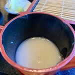 そば処小代 - 蕎麦湯