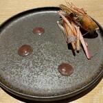 現代里山料理 ZEN HOUSE - 弍の全　牡丹海老の頭部分がカリカリで殻まで美味しく頂けます