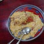 青龍 - ⑤ワタリガニの卵白炒め