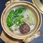 Miraku - 塩鍋（ホルモン）。