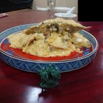 青龍 - ⑤ワタリガニの卵白炒め