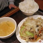 大阪王将 - 肉と野菜炒め定食