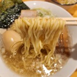 Raxamemmacchan - 塩らぁめん+味玉 の麺