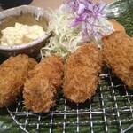 Ootoya - 江田島産 大粒牡蠣フライ定食（4個）（五穀米大盛） 1230円(税込)
                        