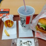 ケンタッキーフライドチキン - 料理写真:チキンフィレバーガーセット