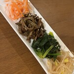 曽根崎ホルモン よう太 - ナムル盛り合わせ