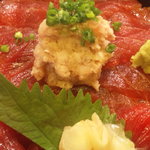 鮨 くり田 - 本マグロの鉄火丼アップ