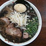なんつッ亭 - ラーメン+煮玉子＠2013年