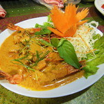 いなかむら - チューシークン（揚げ海老のレッドカレー）