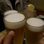 ２５１１２３（土）Kちやんも合流して二回目のカンパーイ