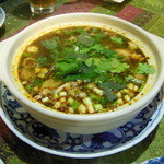 いなかむら - ヤムガイ（鶏肉の煮込みスープ）