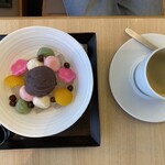 FUMUROYA CAFE　 - お麩あんみつと珈琲