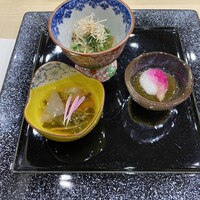 京都 鮨 もと樹 - コース:三種盛り