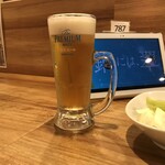 旨唐揚げと居酒メシ ミライザカ - まずはビールじゃ！