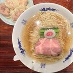 中華蕎麦にし乃 - 山椒そば ワンタン肉2・海老2