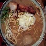 群青 - 残雪(白湯そば)