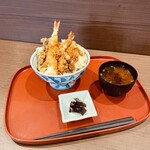 中與食堂 - 牡蠣入り季節の天丼