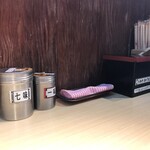 そばの神田東一屋 - コンディメンツ。