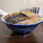 ケンちゃんラーメン - 小盛り油うす口800円+味玉100円