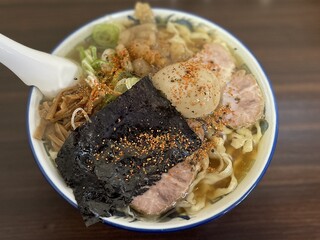 Kenchan Ramen - 小盛り油うす口800円+味玉100円