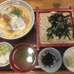 竹屋 - 竹定　ザル・かつ丼(1300円)