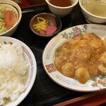 Chuugoku Kateiryouri Shanhaiya - 定食セット＠エビチリ