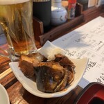 ダイニングステージ 佐海屋 - お通しと生ビール