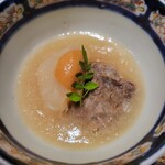 佐賀牛 Sagaya - 佐賀牛煮　蕪の風呂吹き　田楽味噌 優しい味と、柔かさは、年齢層問わず好まれるかと。