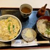 浜市 - 料理写真:海老フライ丼とミニうどんのセット