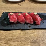 MASUYA MEAT＆CRAFT BEER - 5000円コース 肉寿司