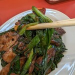 レバニラや金太郎 - タレの絡んだニラはウマウマでした