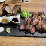 MASUYA MEAT＆CRAFT BEER - 5000円コース 3種の肉とタマネギトースト