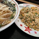 中華料理 宝山 - 料理写真:醤油ラーメンと台湾チャーハン