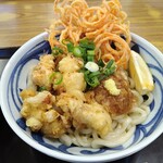 八割うどん - ぶっかけ肉天うどん