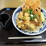 八割うどん - ぶっかけ肉天うどん