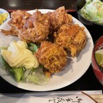 Chuuka Gyouza Sakaba Yuu - ランチの特製若鶏のから揚げ定食