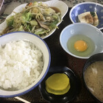 Chikara Shokudou - 野菜炒め定食　800円