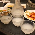 焼肉ふざん - 仙禽 雪だるま 活性にごり酒