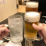 焼肉ふざん - 乾杯