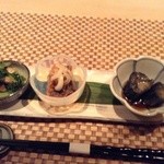 Roppongi SuZuNa - 前菜ー３種盛