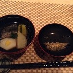 Roppongi SuZuNa - 炊合ー旬の魚と野菜盛り