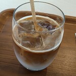 こしのもりカフェ - ドリンク写真:カフェラテ　冷