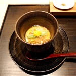 おみ乃 椿 - 茶碗蒸し きのこ餡かけ