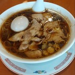末廣ラーメン本舗 - 味玉つき
